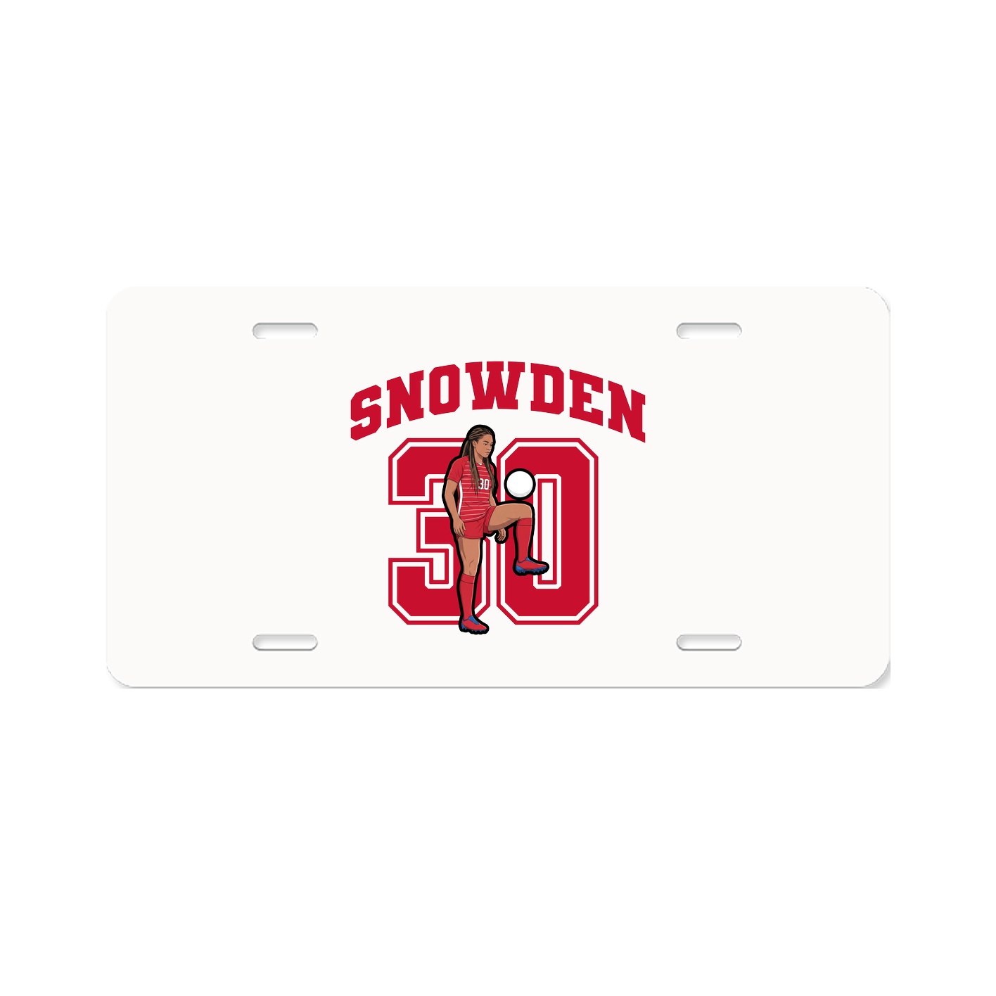 License Plate — Number in Classic