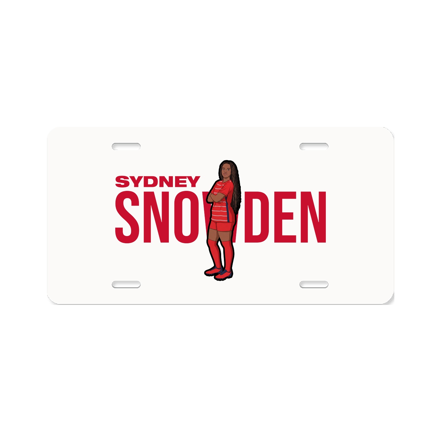 License Plate — Player Name in Classic