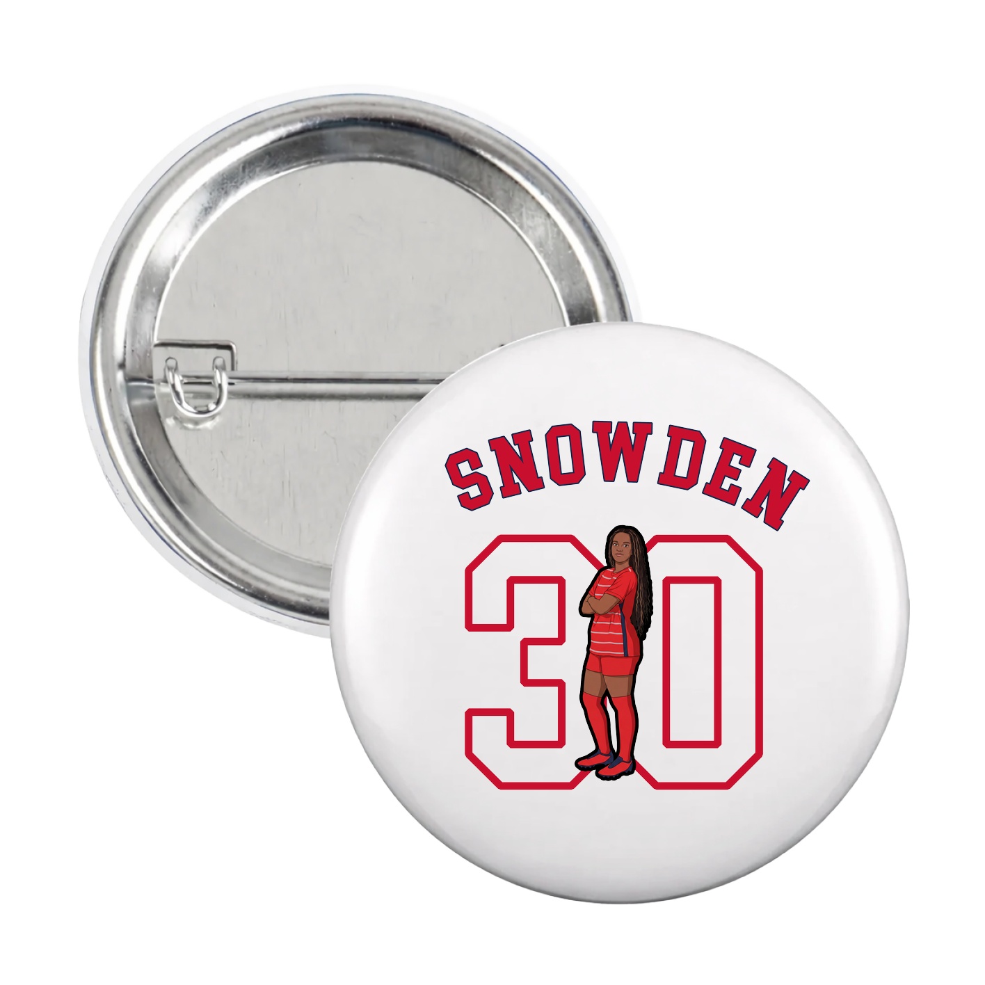 Game Day Button — Shirsey Arch in White