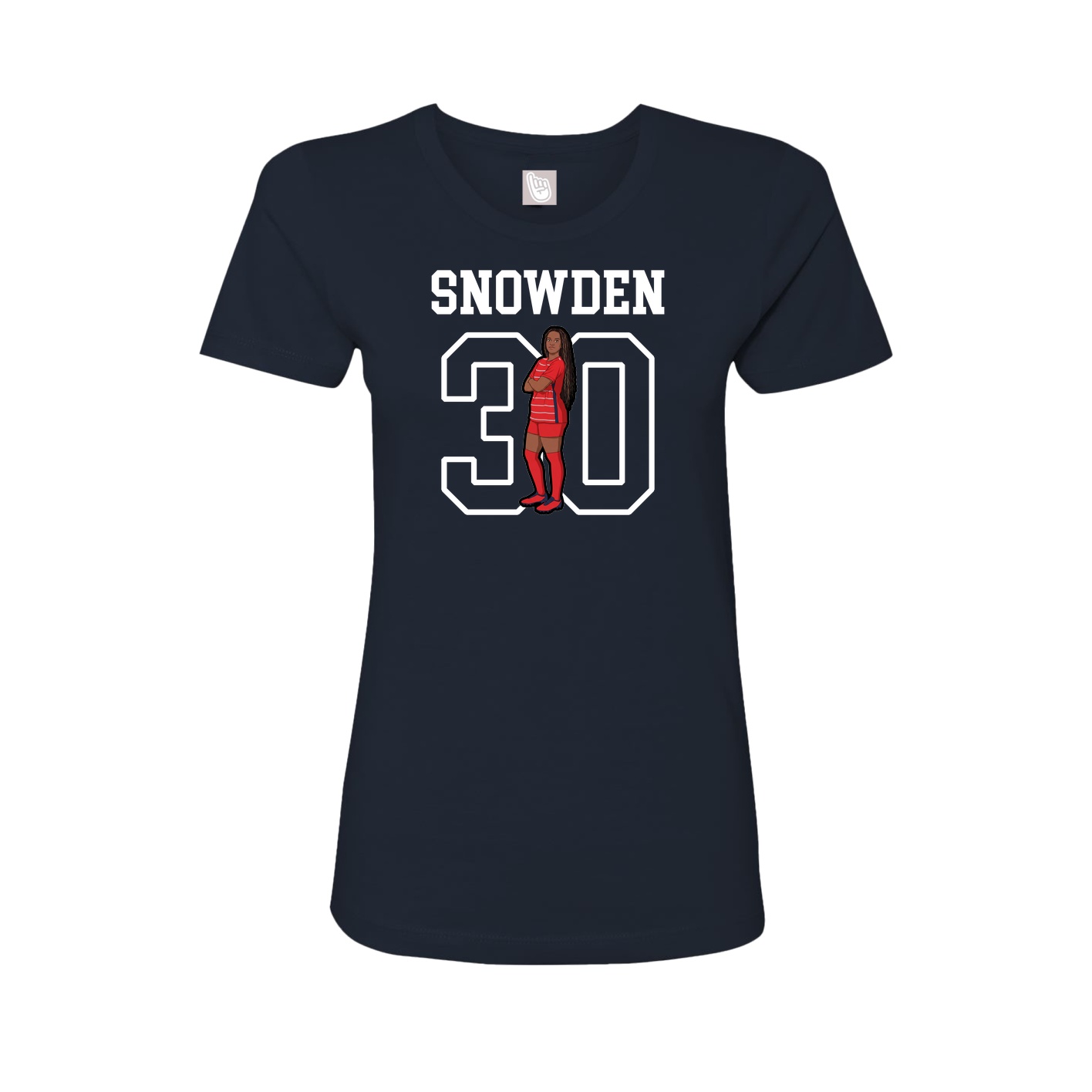 Fitted Women's Tee — Shirsey in Navy