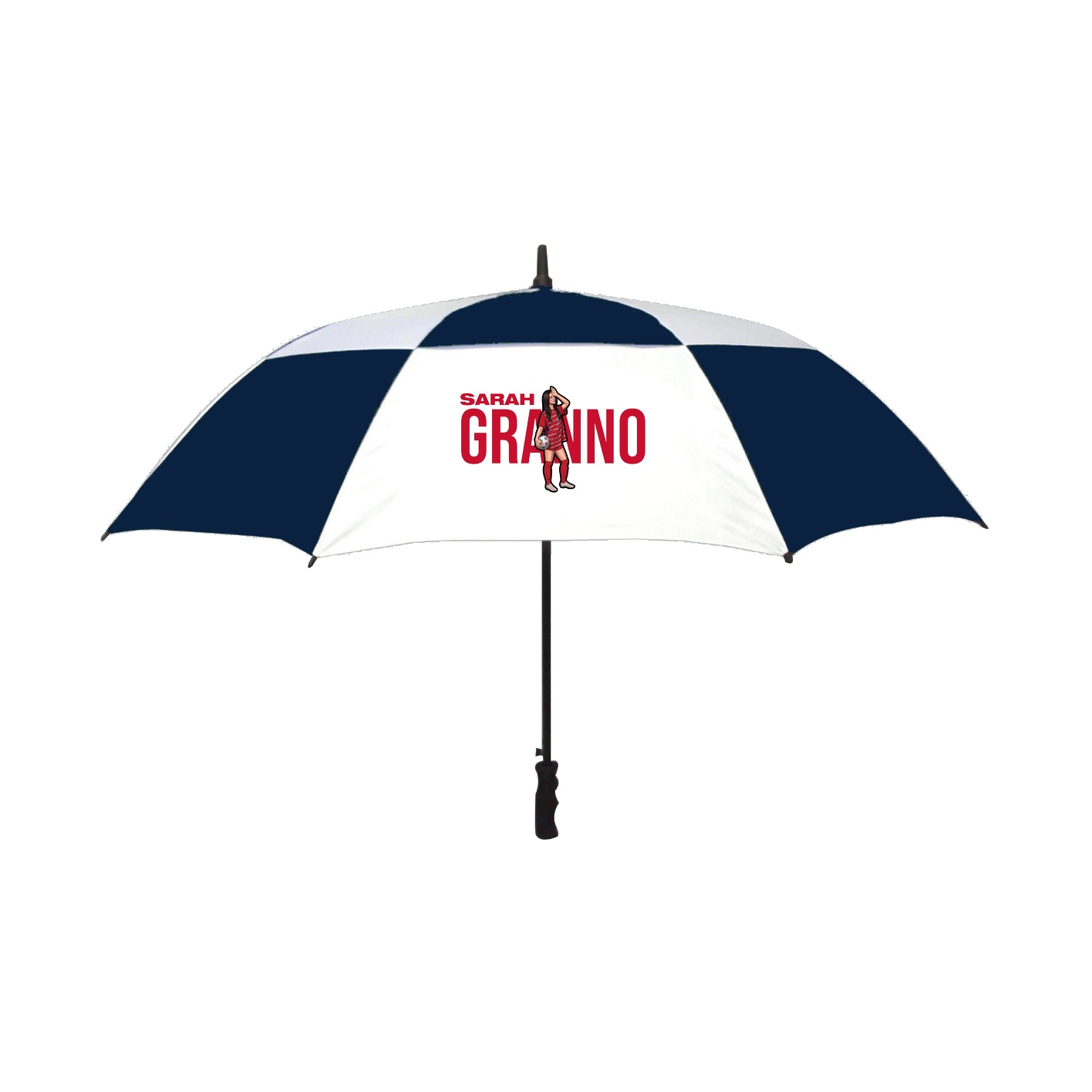 Golf Umbrella — Player Name in Navy