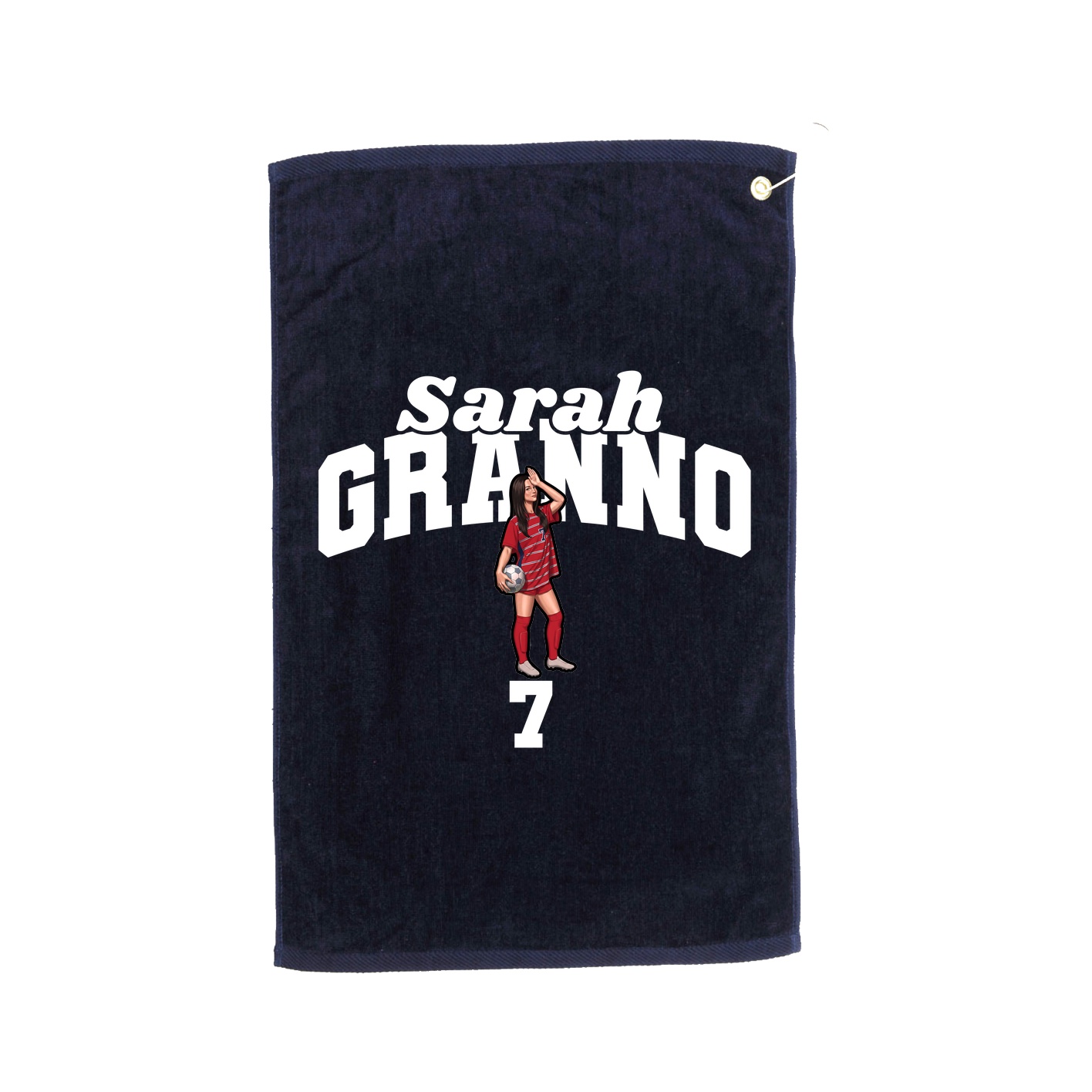 Golf Towel — Signature Arch in Navy