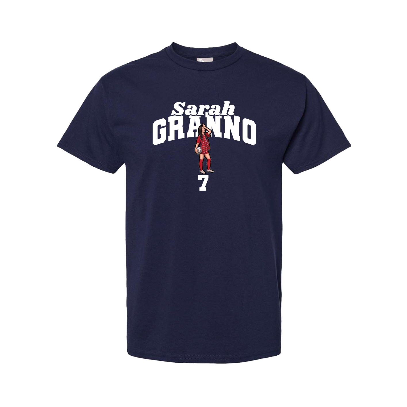 Tee — Signature Arch in Navy