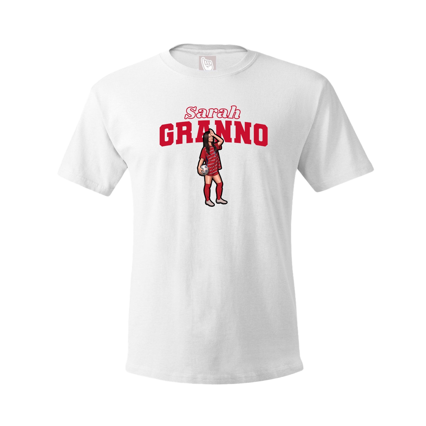 Tee — Name Arch in White