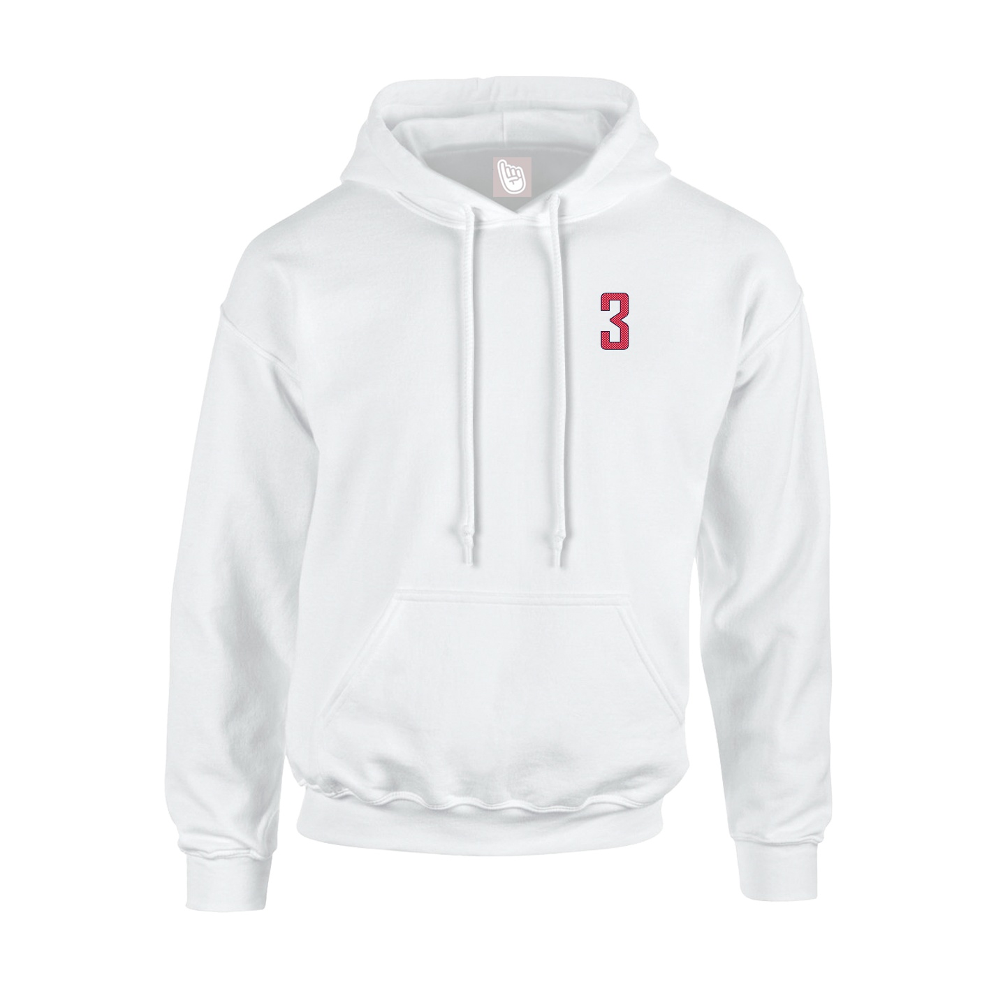Youth Hoodie — Front Shirsy in White