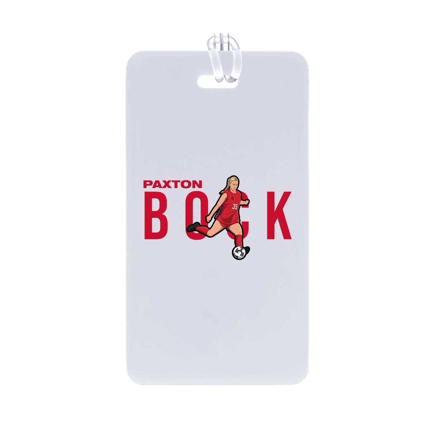 Bag Tag — Player Name in Classic