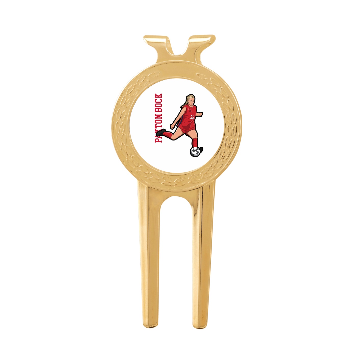 Divot Tool with Ball Marker — Name Vertical in Classic