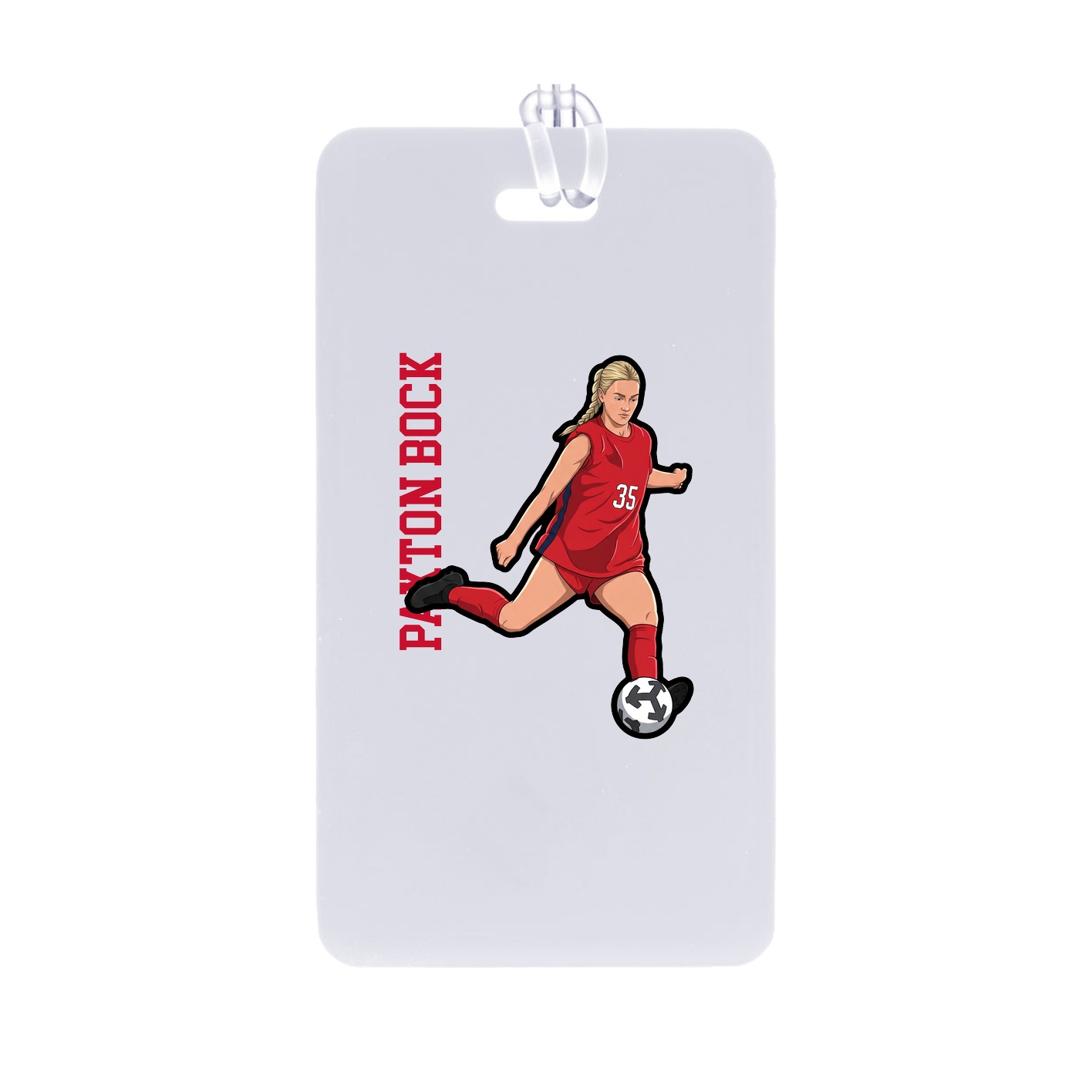 Bag Tag — Name Vertical in Classic