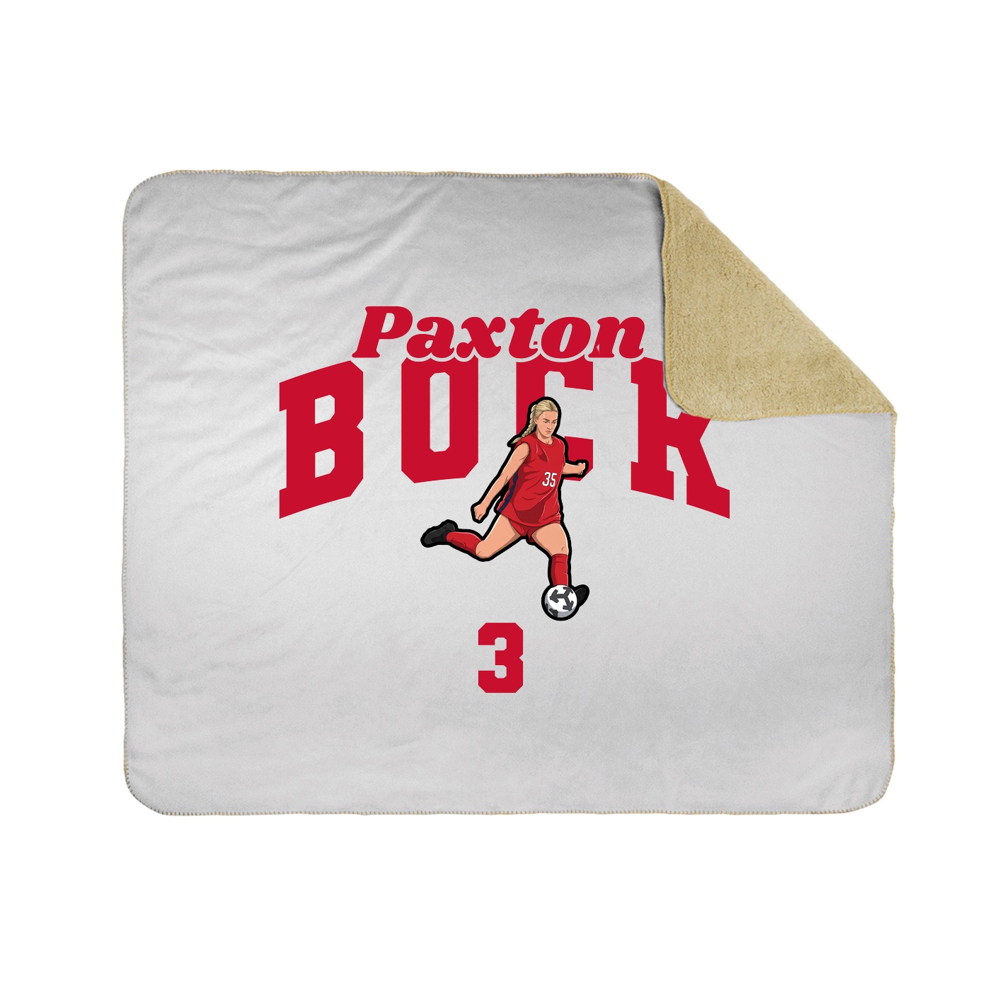 Throw Blanket — Signature Arch in White