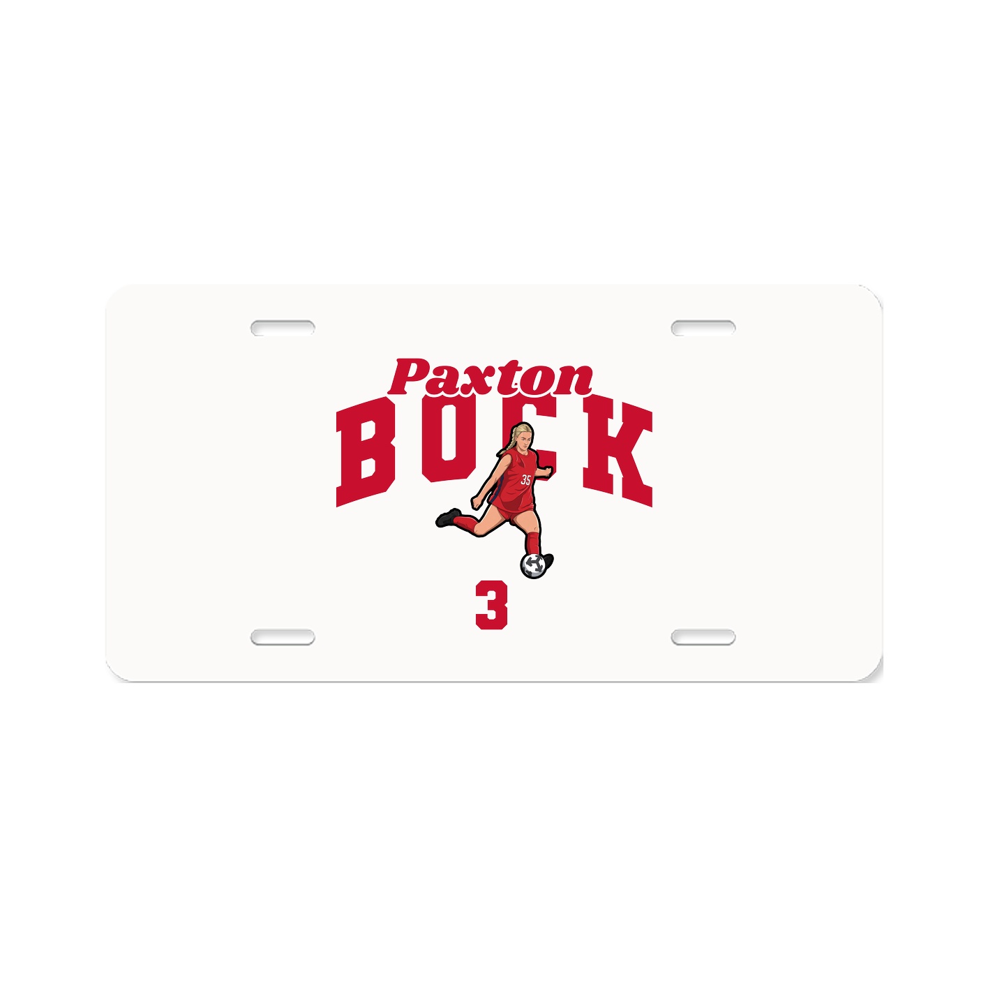 License Plate — Signature Arch in Classic