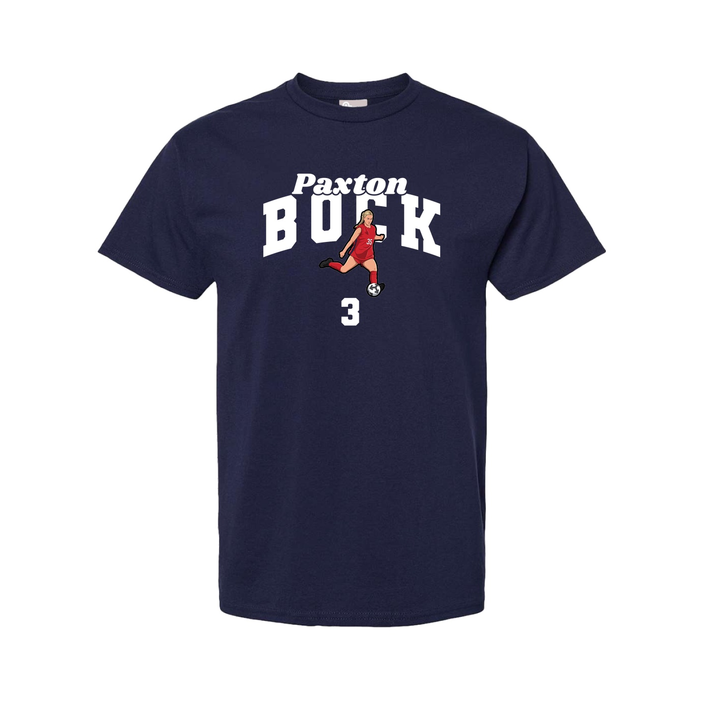 Youth Tee — Signature Arch in Navy
