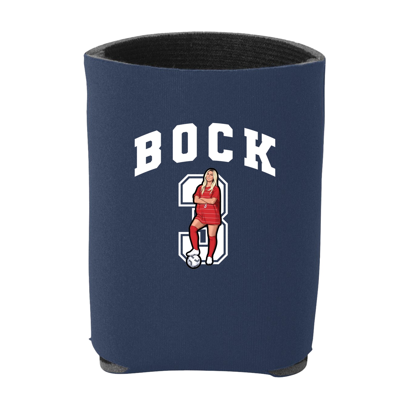 Can Holder — Number in Navy