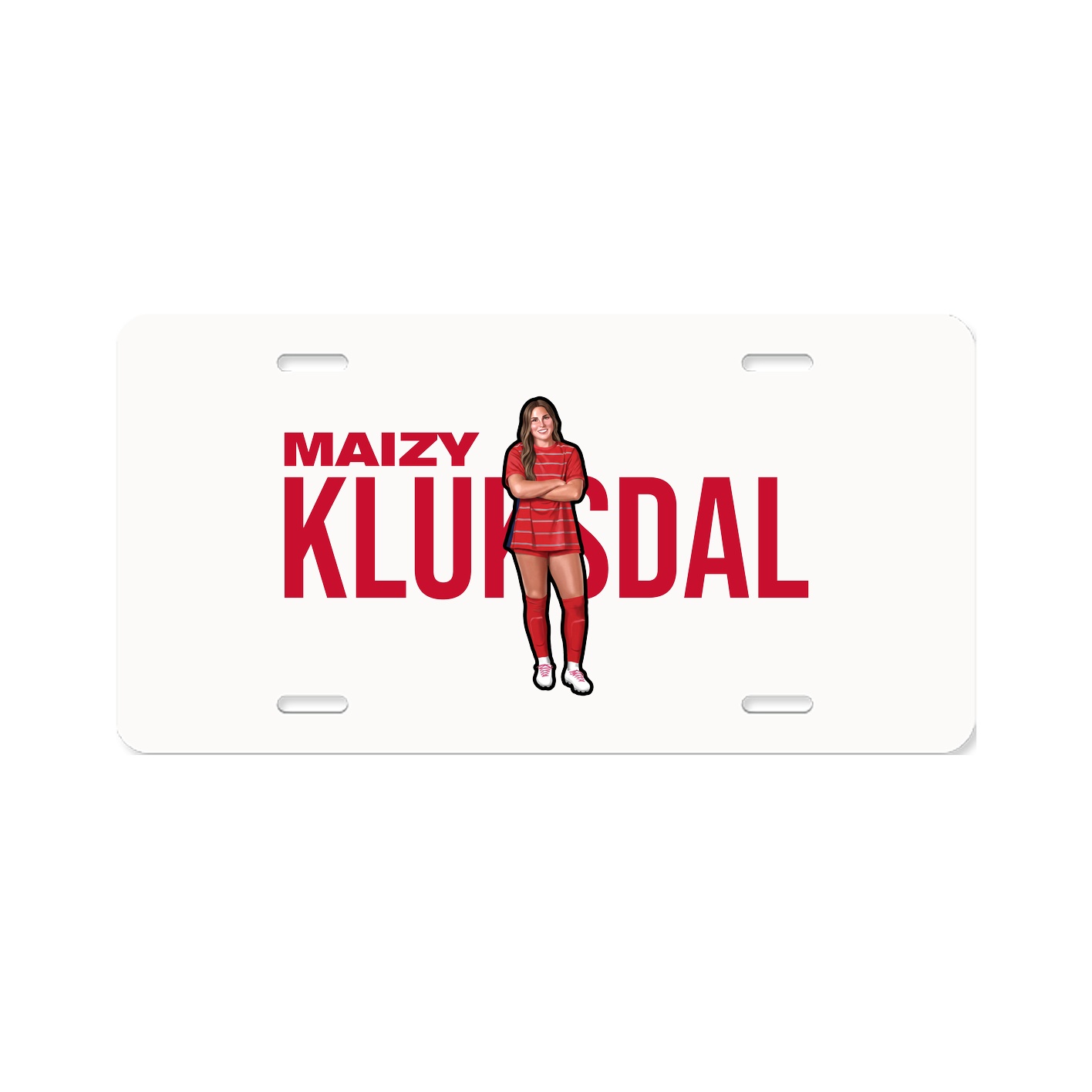 License Plate — Player Name in Classic