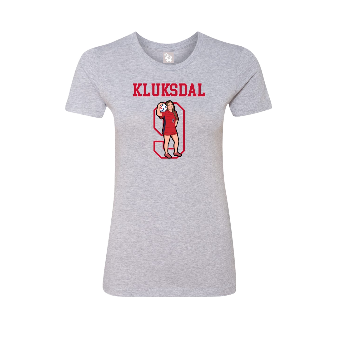 Fitted Women's Tee — Shirsey in Grey
