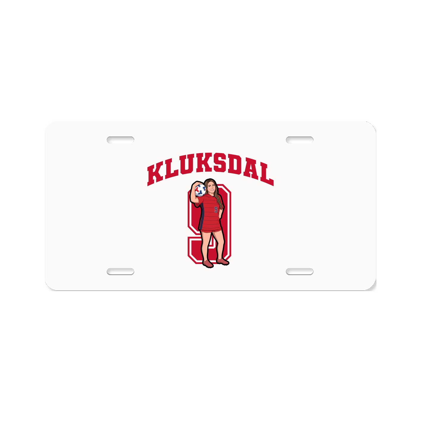 License Plate — Number in Classic