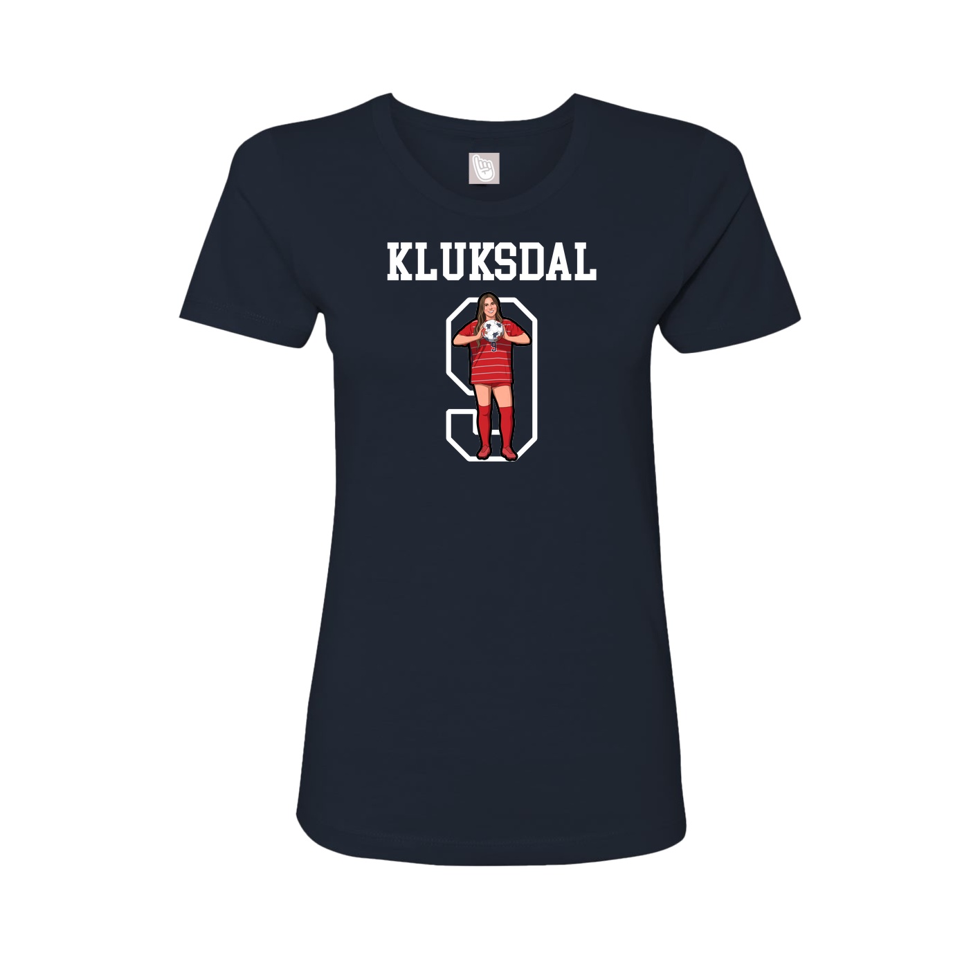 Fitted Women's Tee — Shirsey in Navy
