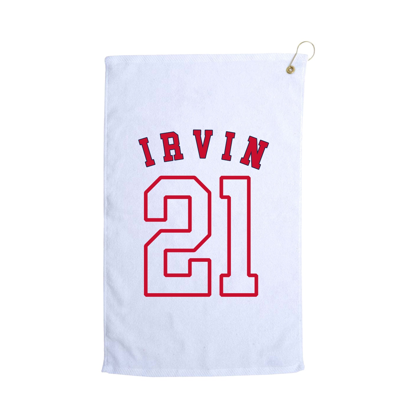 Golf Towel — Shirsey Arch in White