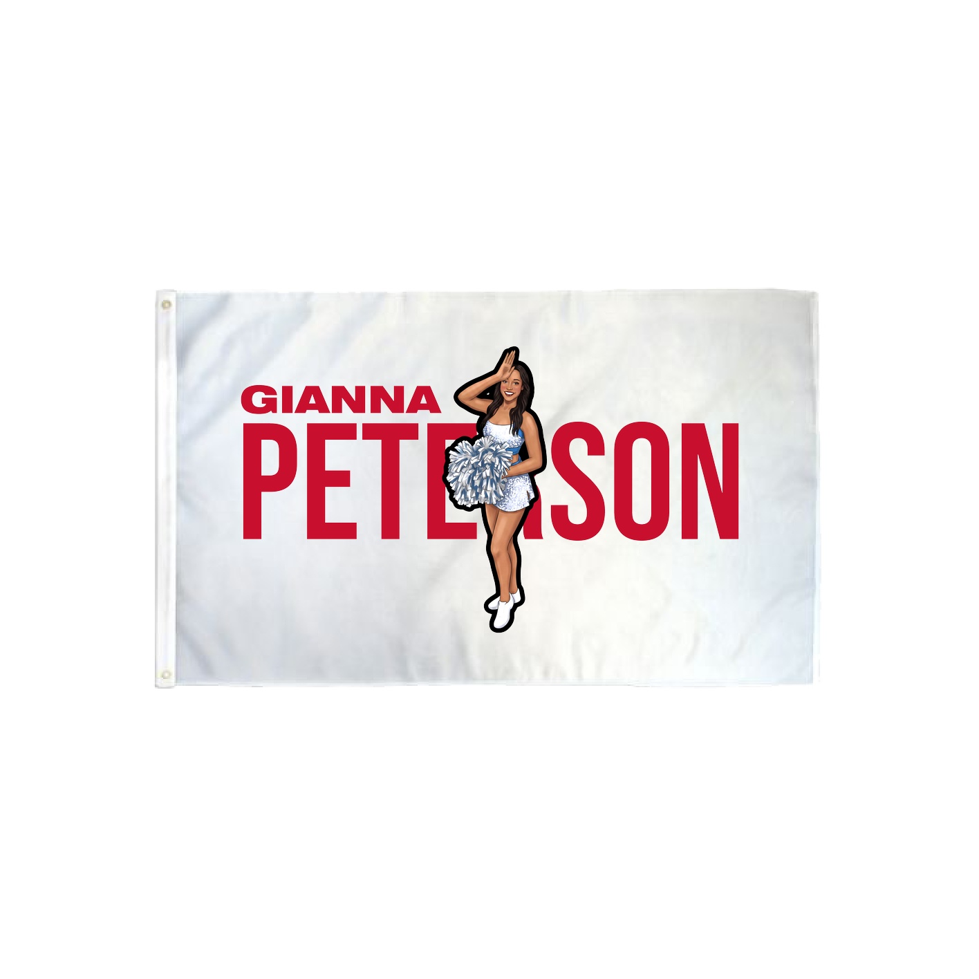 3x5 Flag — Player Name in Classic