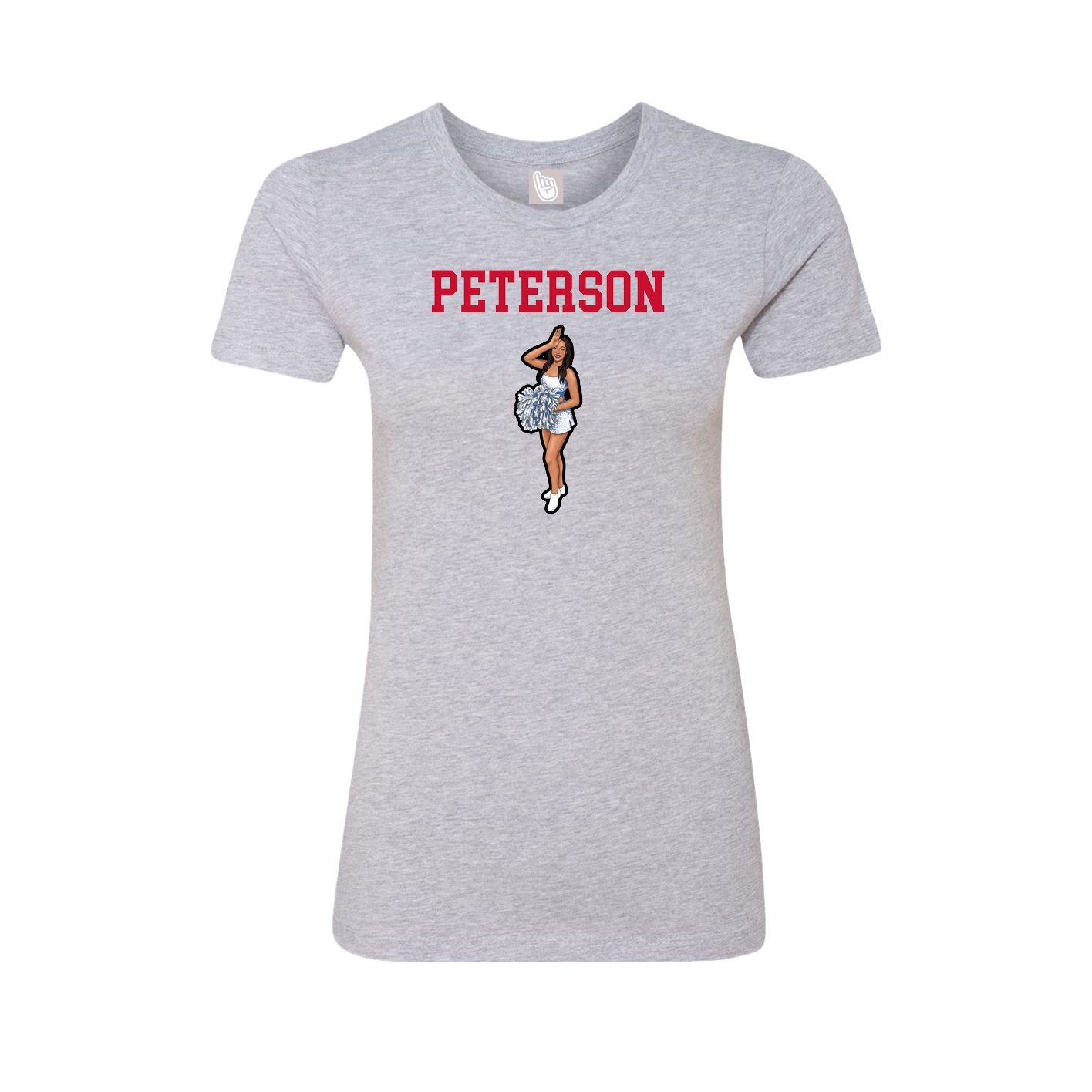 Fitted Women's Tee — Shirsey in Grey