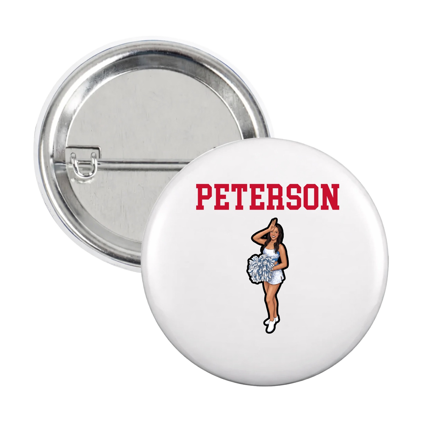 Game Day Button — Shirsey in White