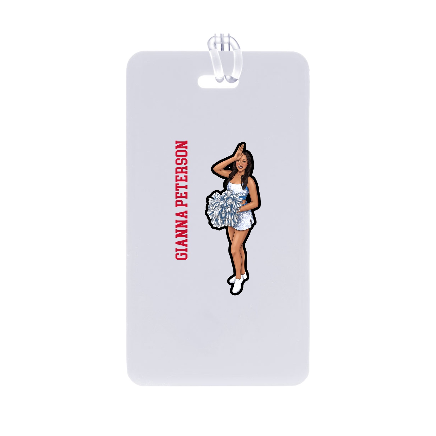 Bag Tag — Name Vertical in Classic