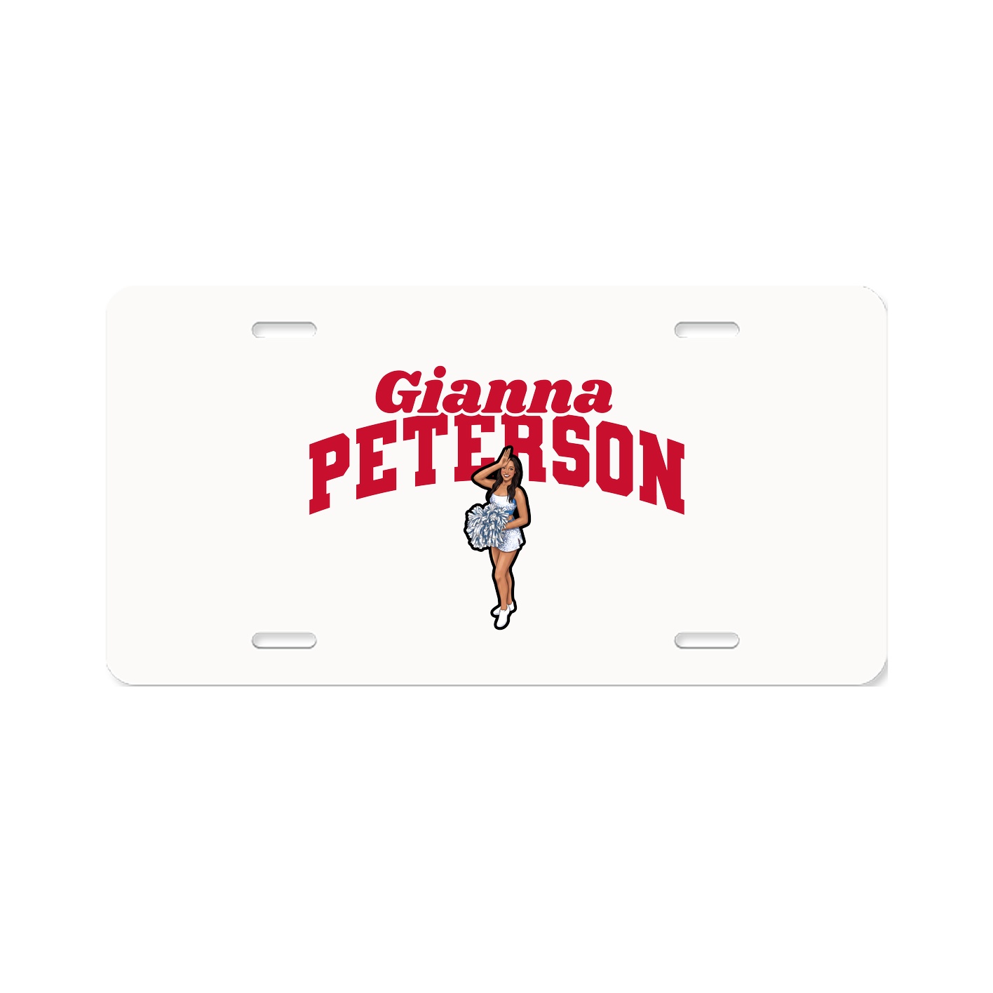 License Plate — Signature Arch in Classic