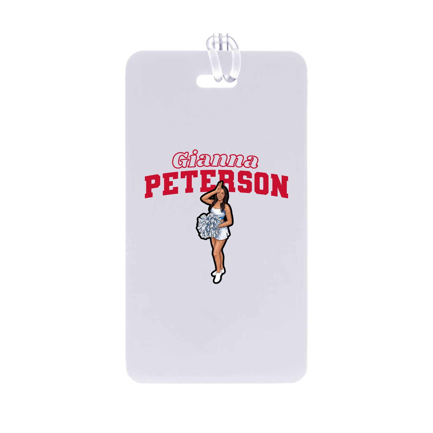 Bag Tag — Name Arch in Classic