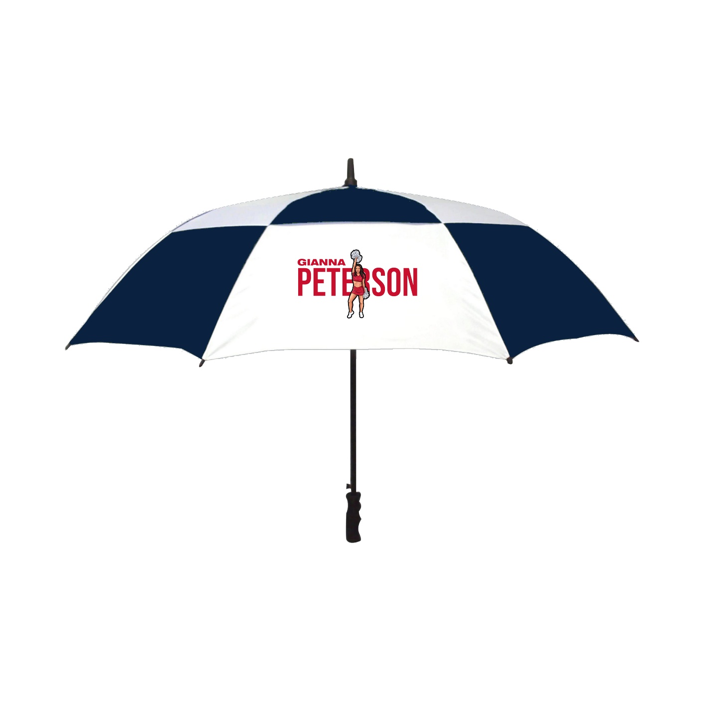 Golf Umbrella — Player Name in Navy