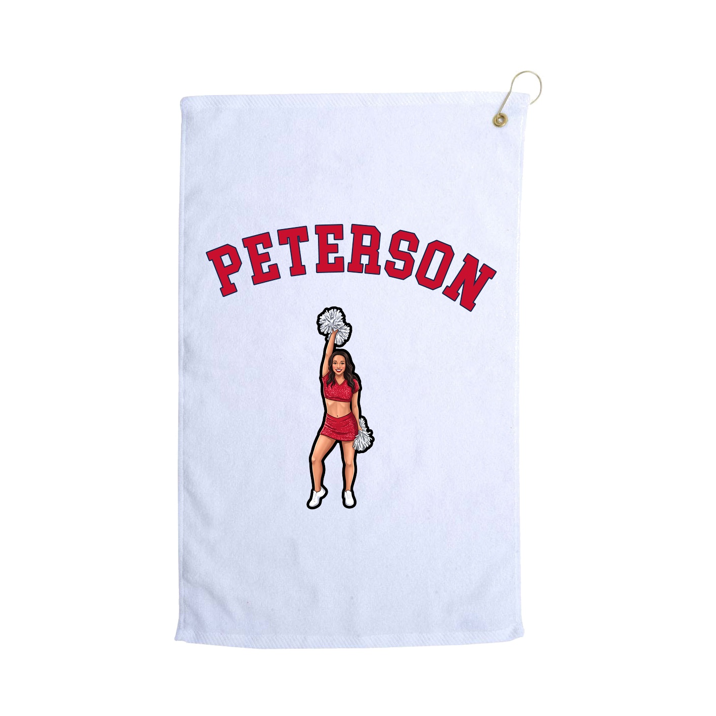 Golf Towel — Shirsey Arch in White