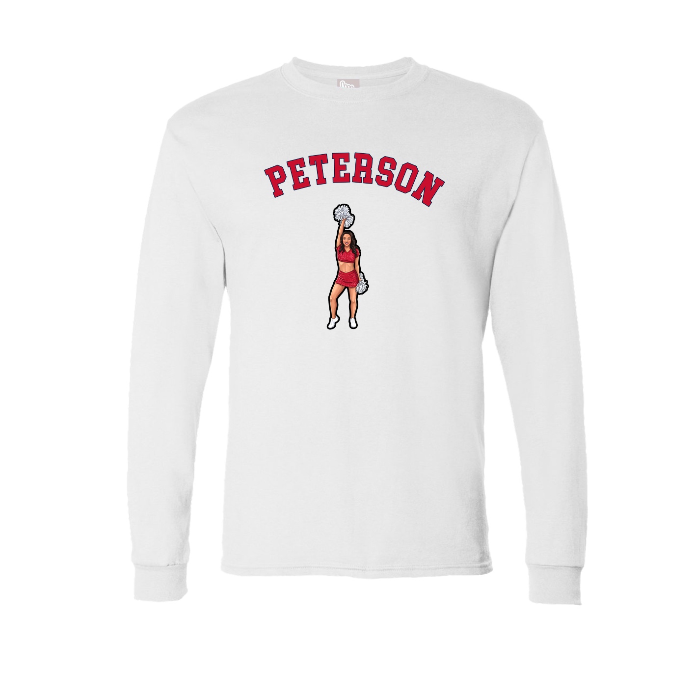 Long Sleeve Tee — Shirsey Arch in White