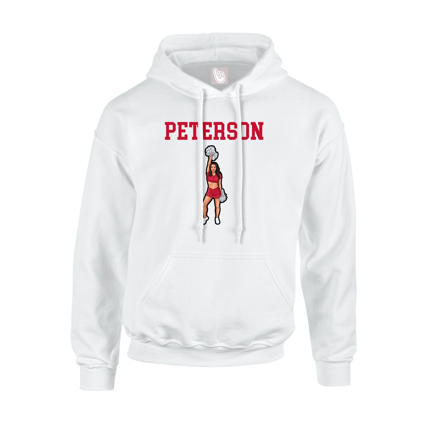 Youth Hoodie — Shirsey in White