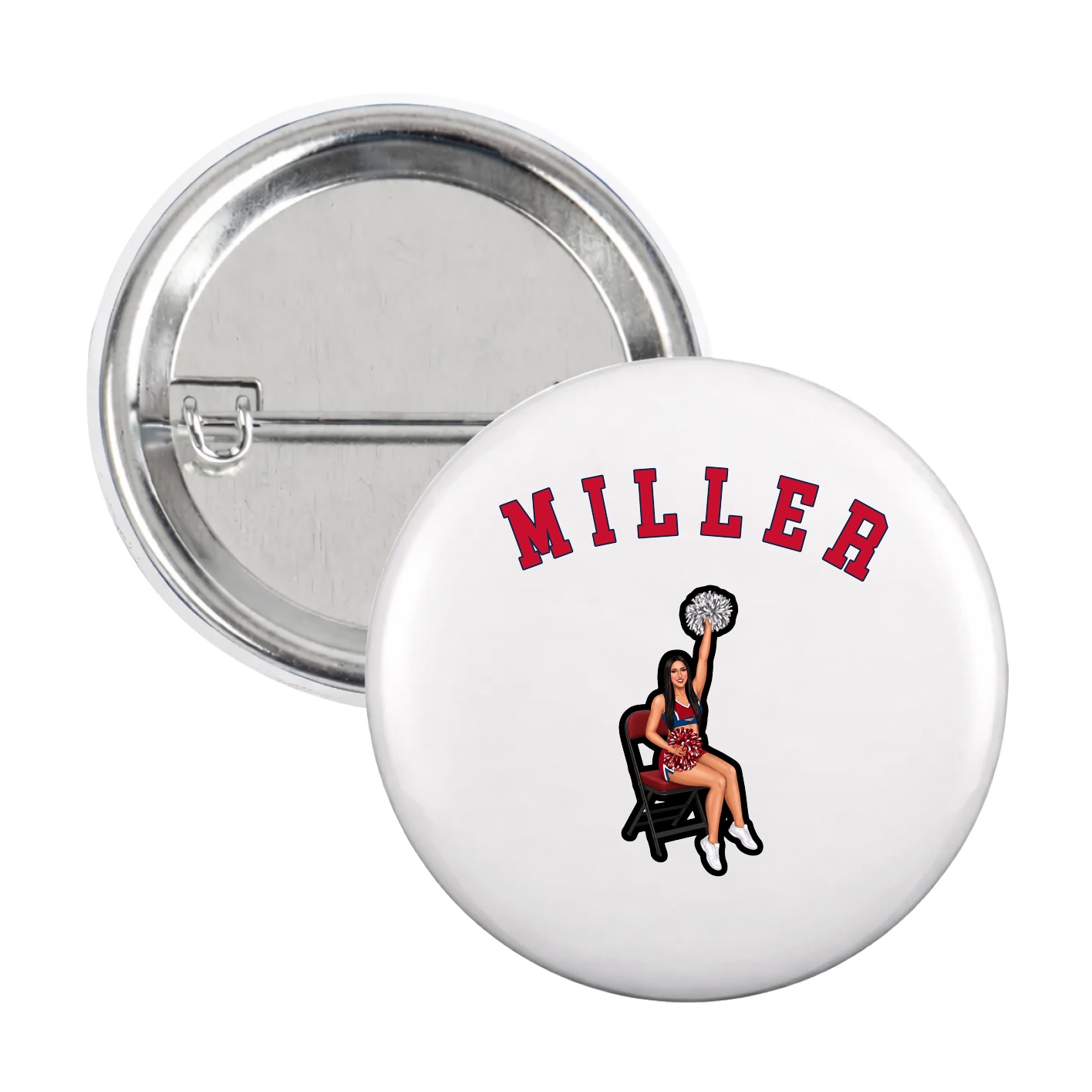 Game Day Button — Shirsey Arch in White