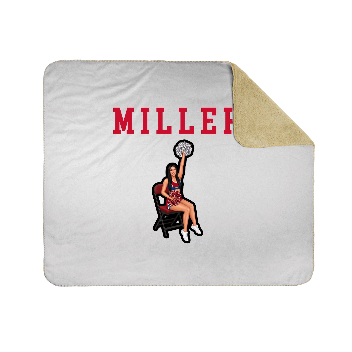 Throw Blanket — Shirsey in White