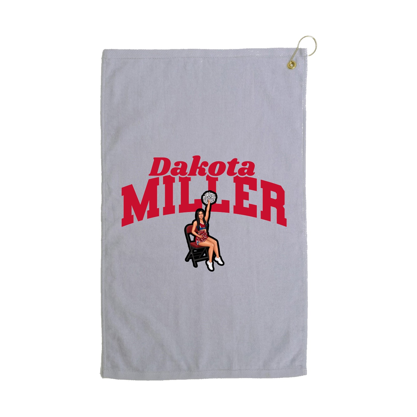 Golf Towel — Signature Arch in Grey