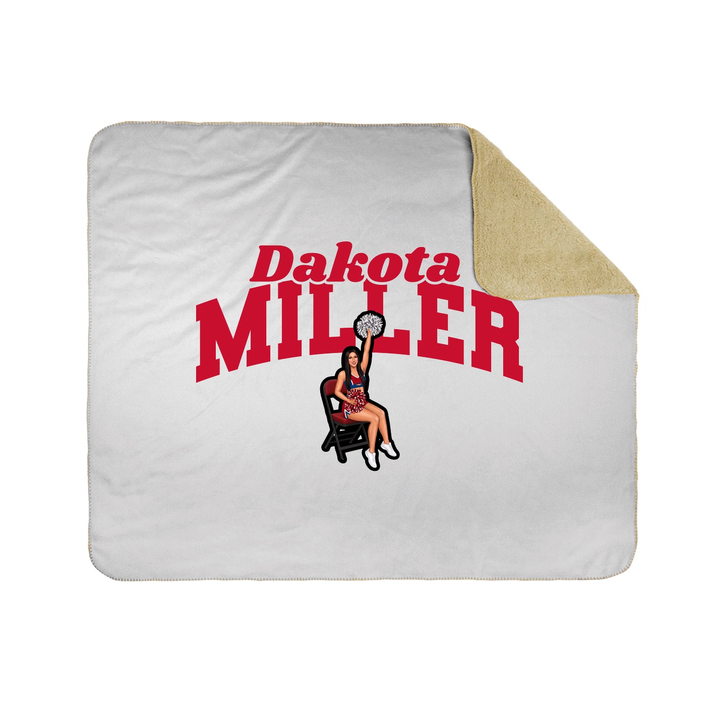 Throw Blanket — Signature Arch in White