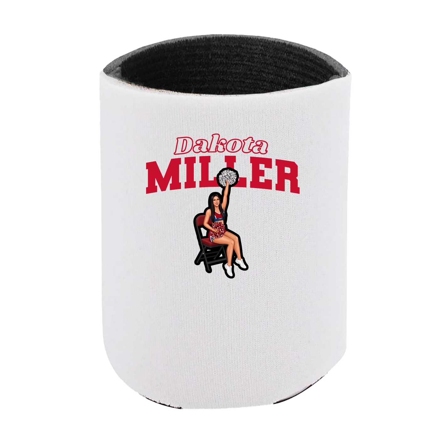 Can Holder — Name Arch in White