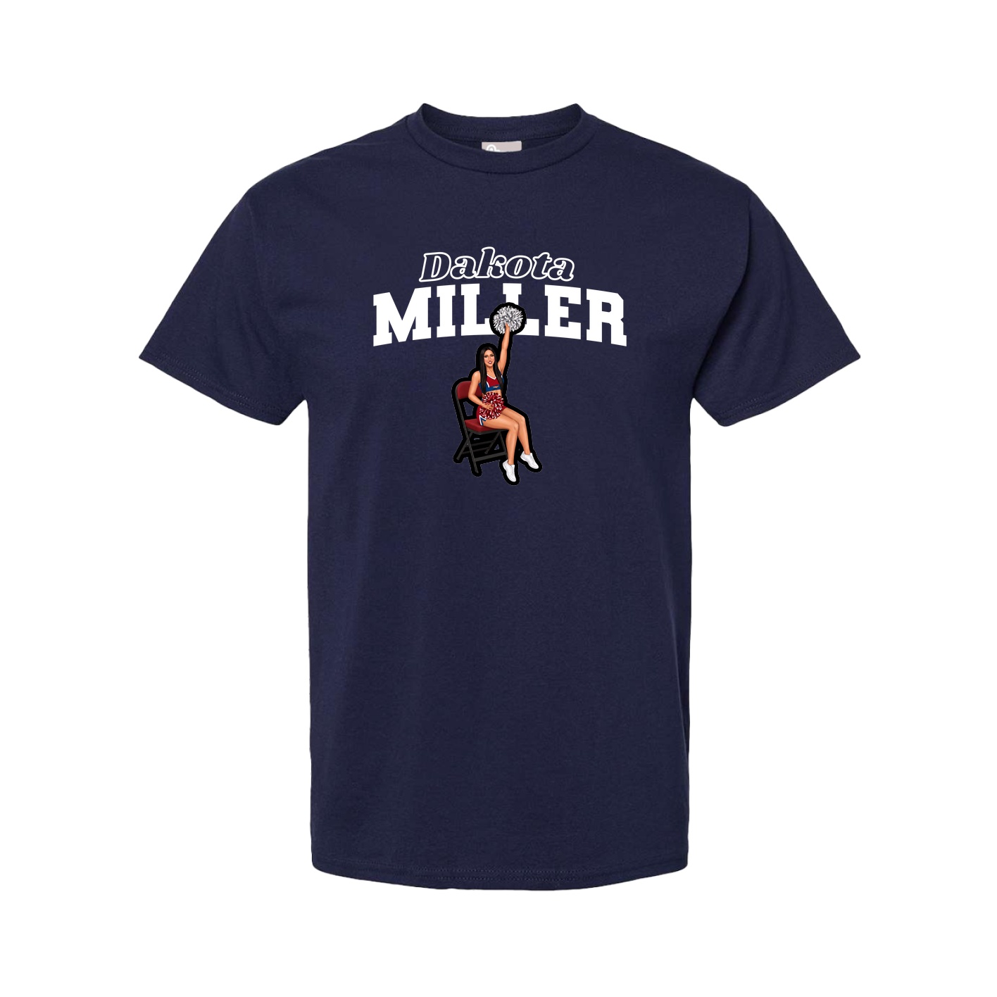 Youth Tee — Name Arch in Navy