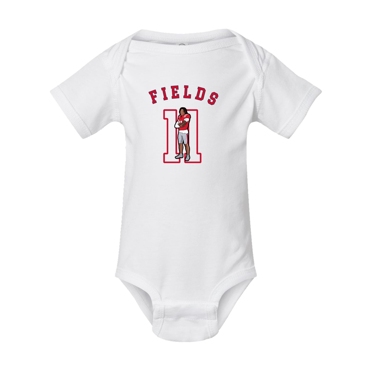 Baby Onesie — Shirsey Arch in White