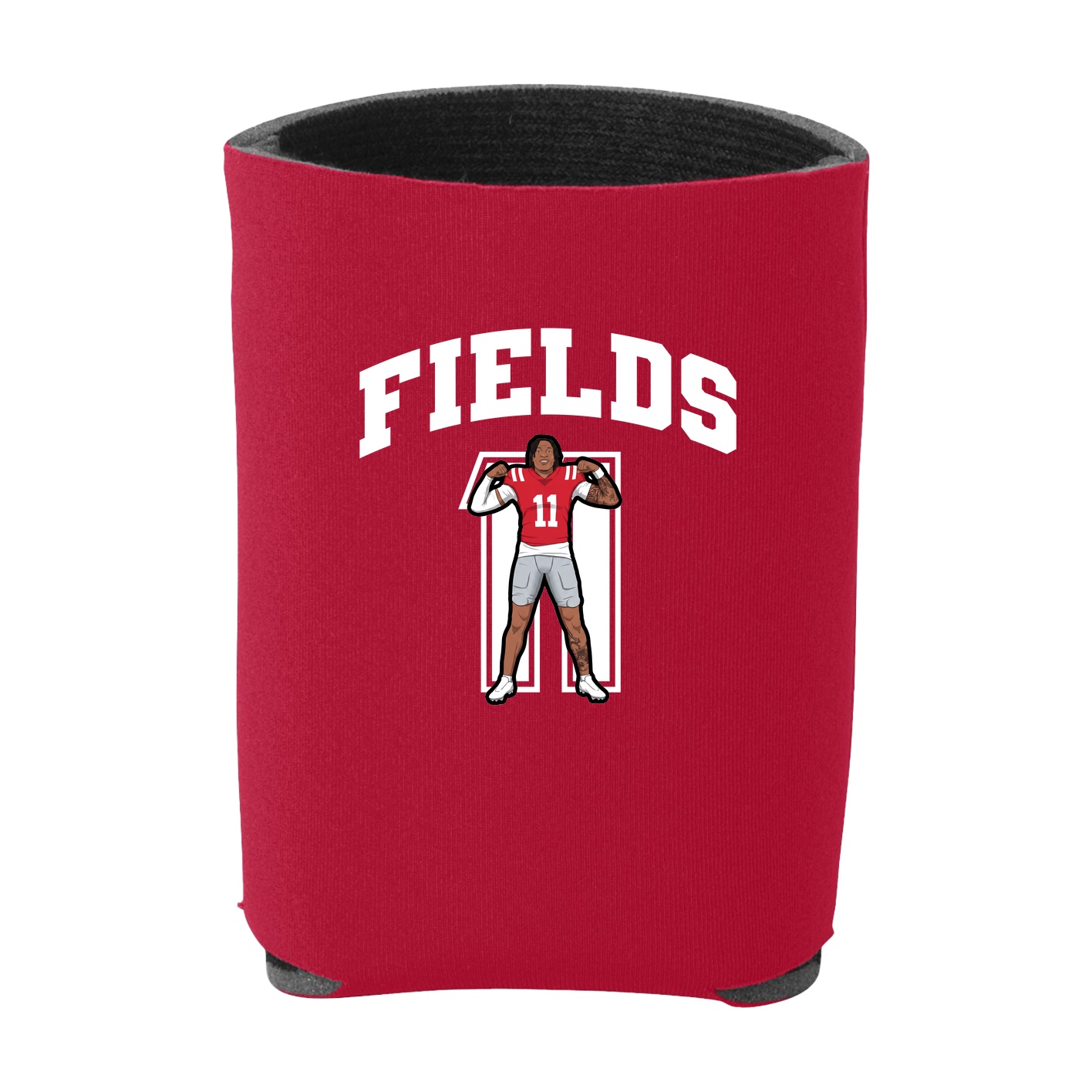 Can Holder — Number in Red