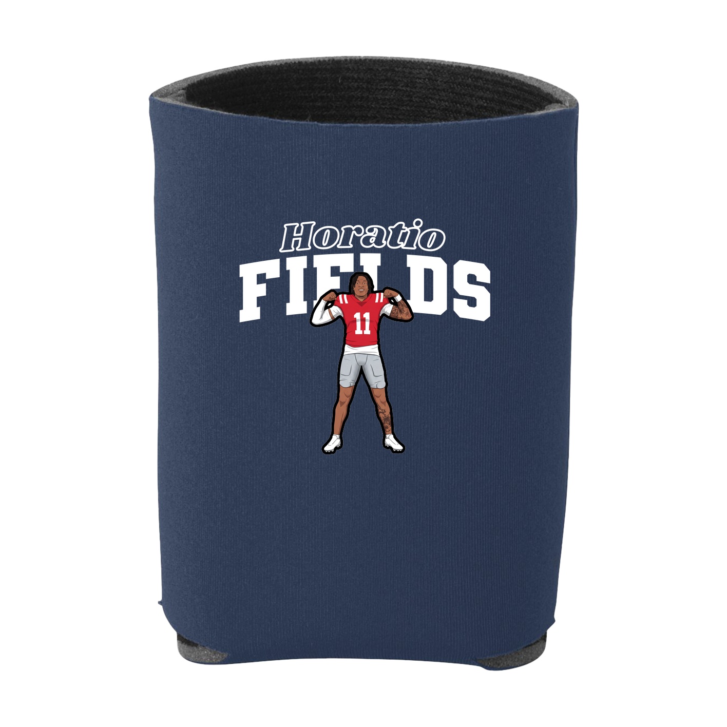 Can Holder — Name Arch in Navy