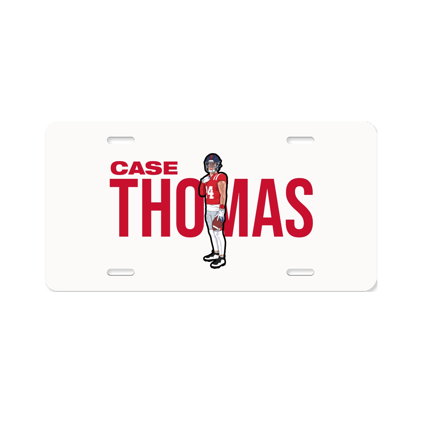 License Plate — Player Name in Classic