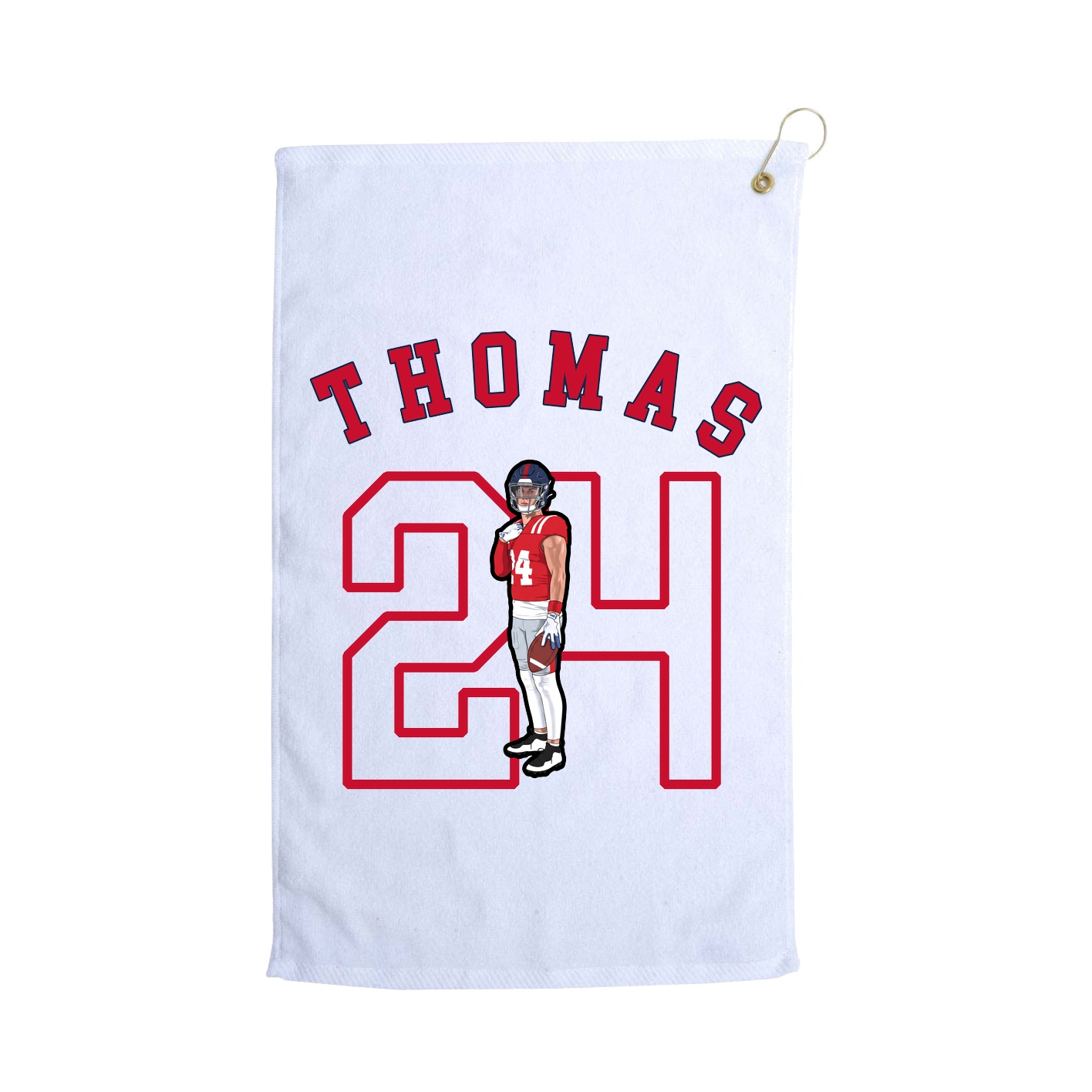 Golf Towel — Shirsey Arch in White