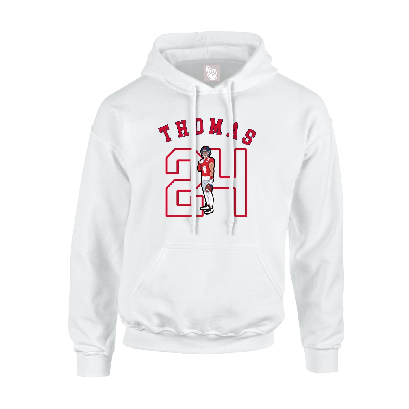 Youth Hoodie — Shirsey Arch in White