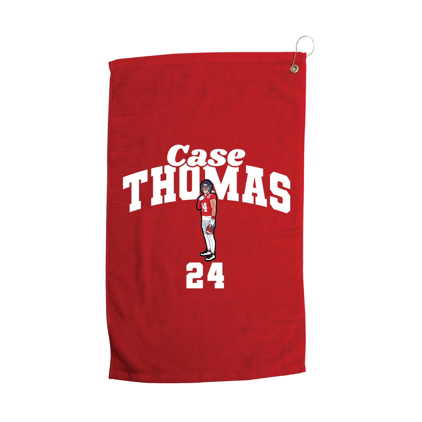 Golf Towel — Signature Arch in Red