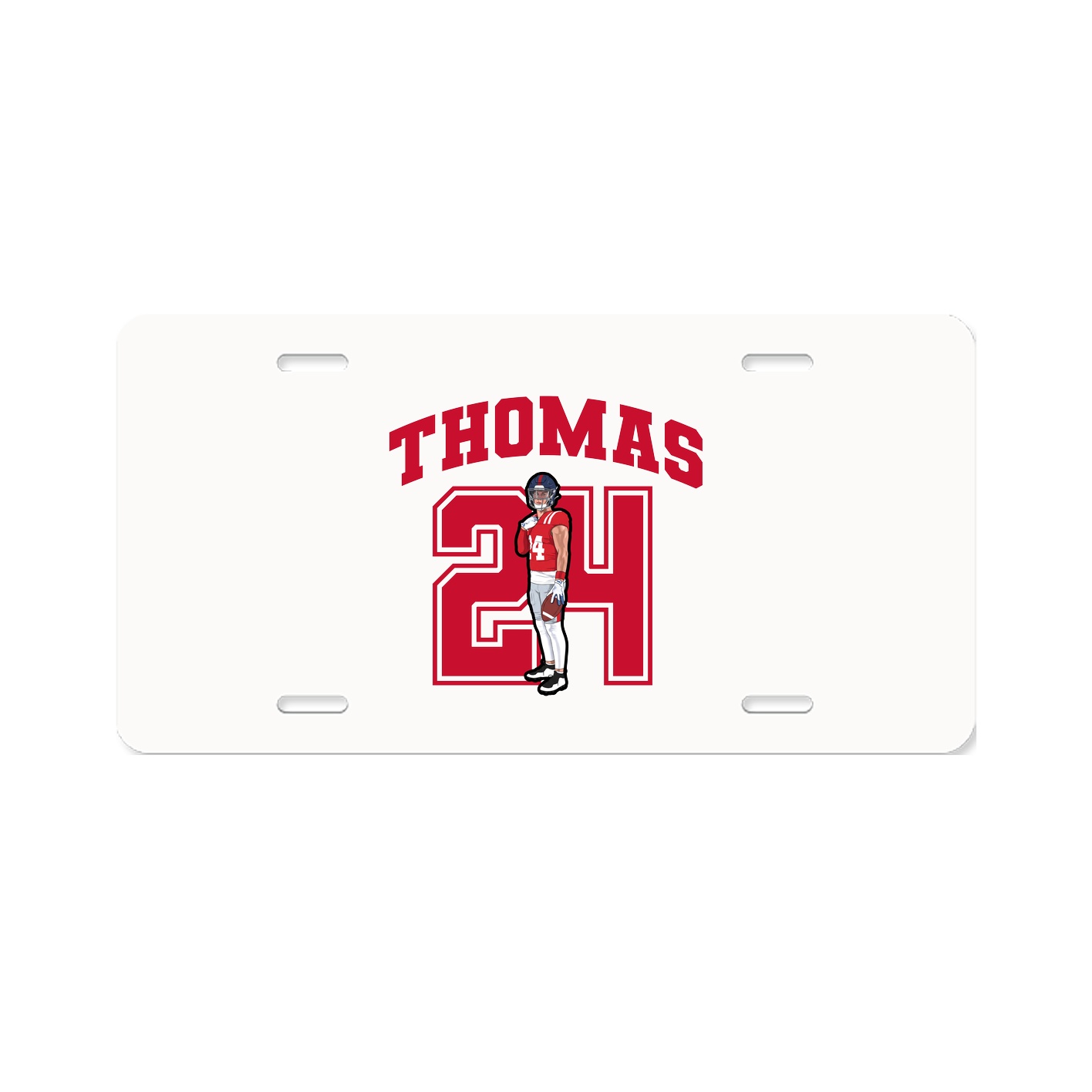 License Plate — Number in Classic