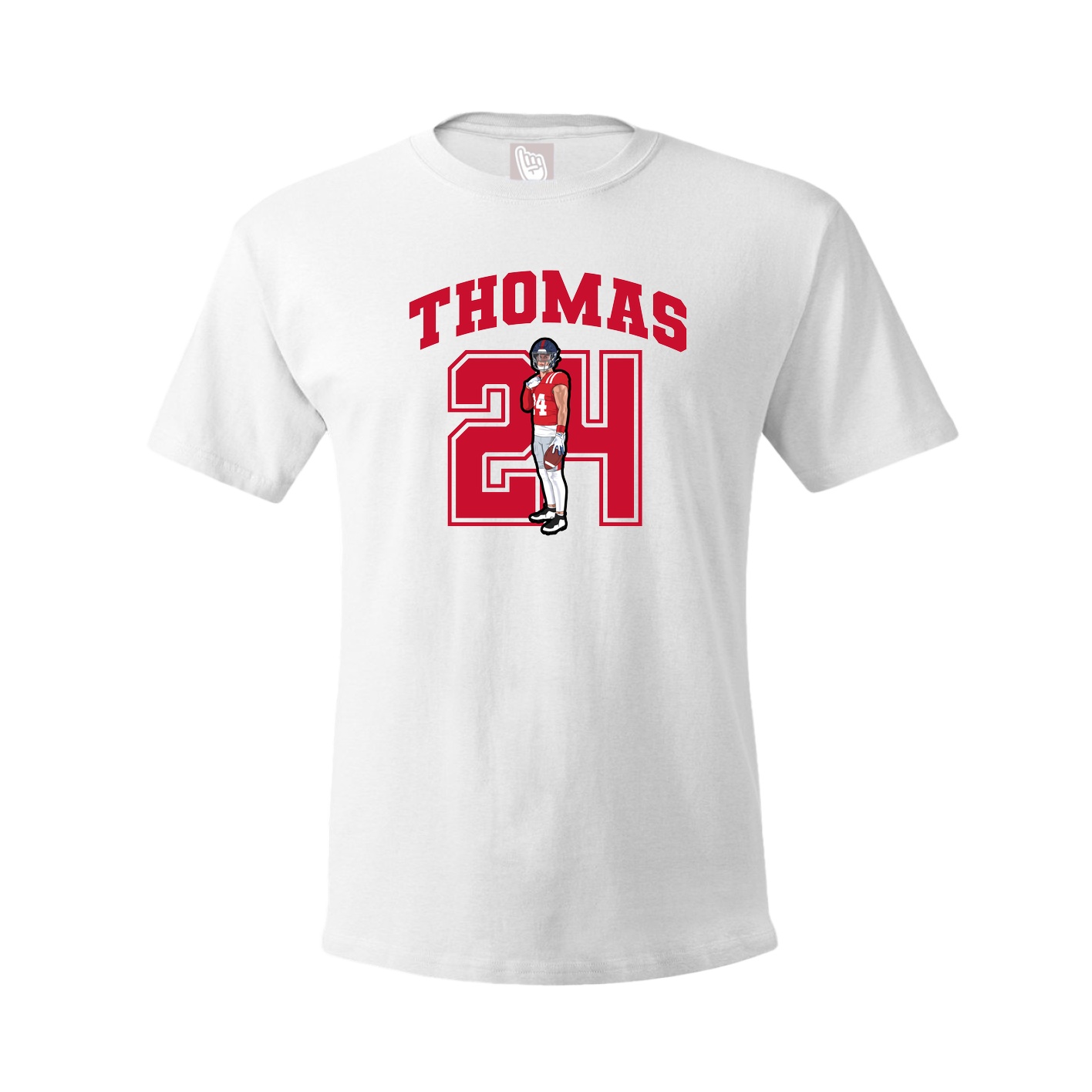 Tee — Number in White