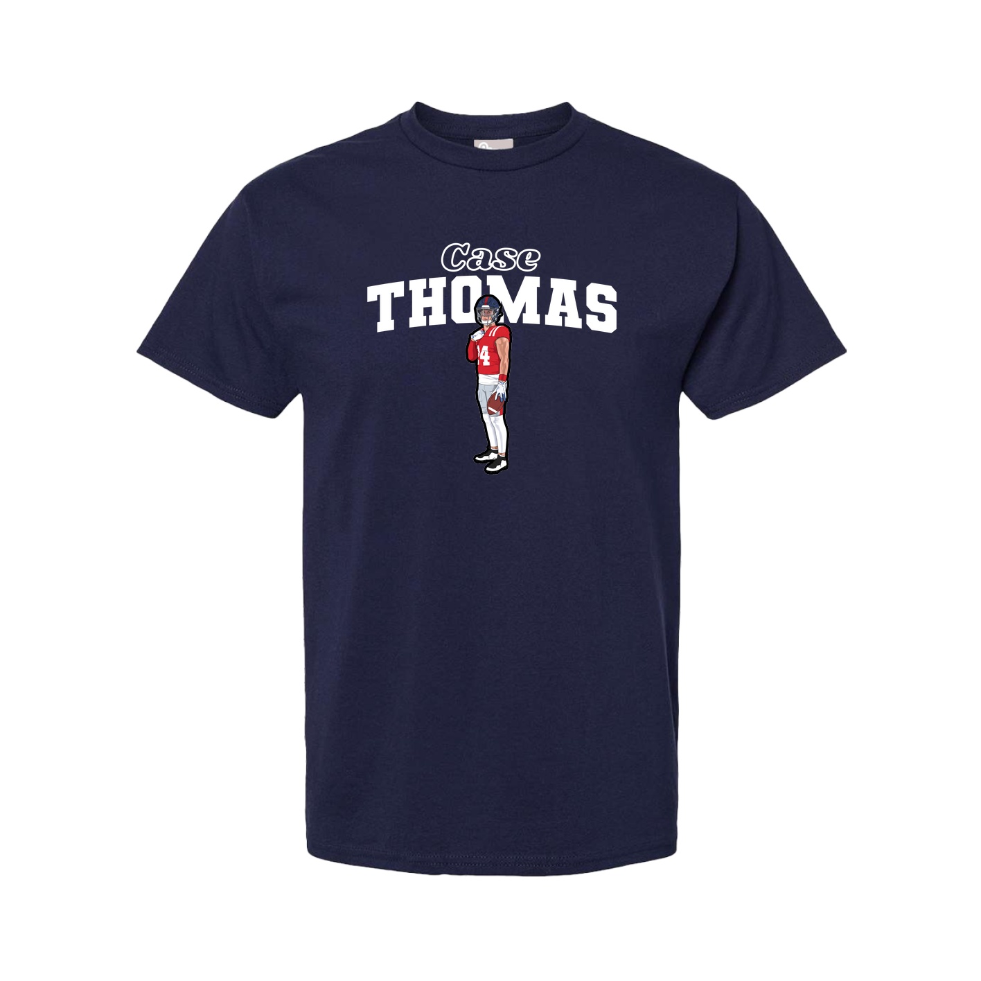 Youth Tee — Name Arch in Navy