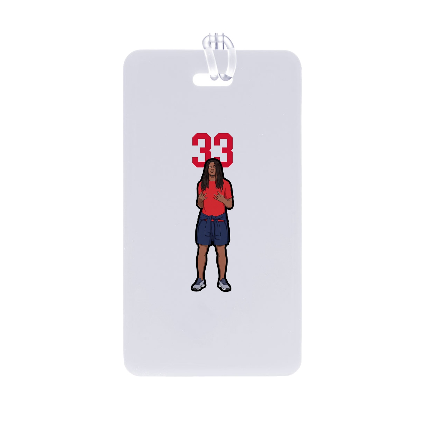 Bag Tag — Number Top in Classic