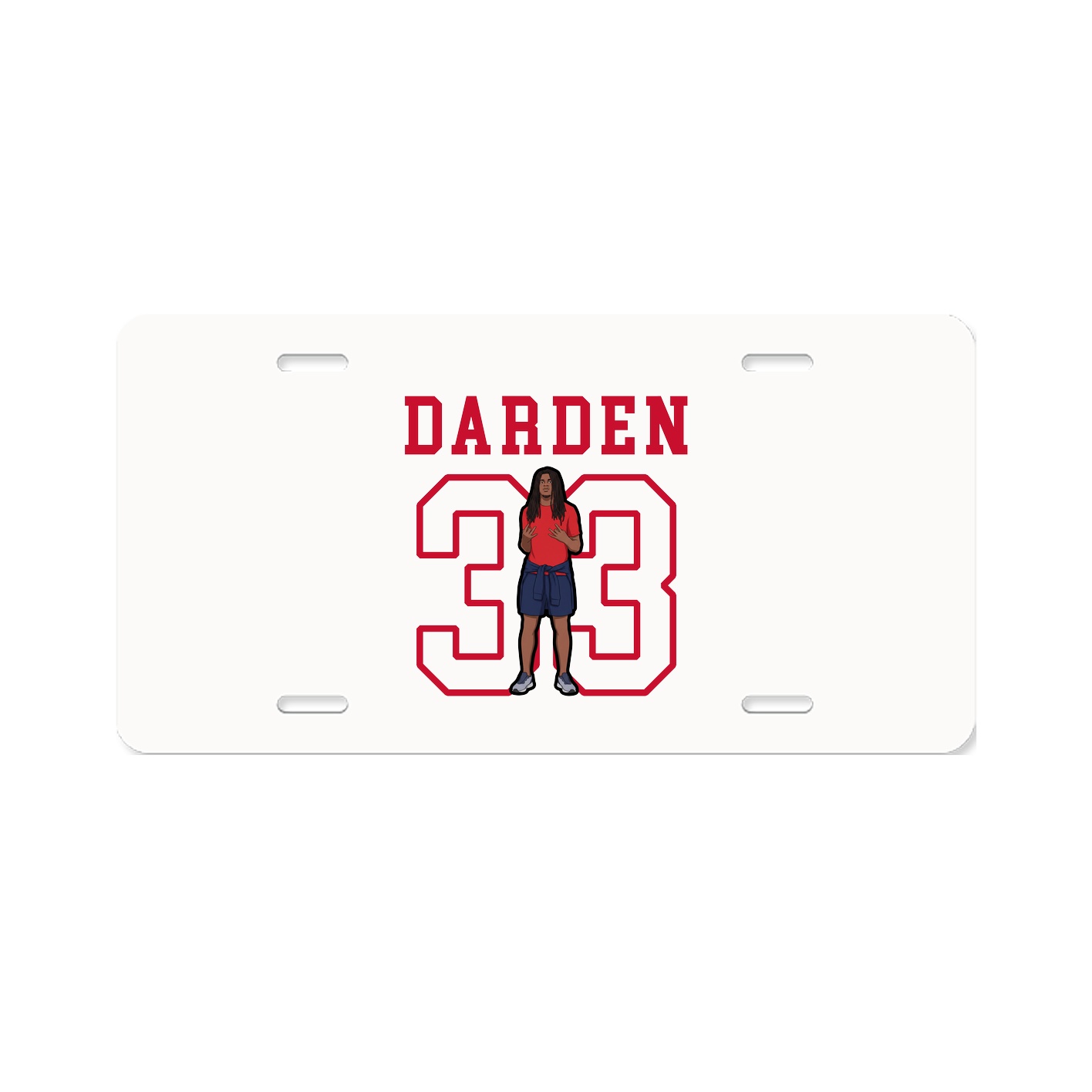 License Plate — Shirsey in Classic