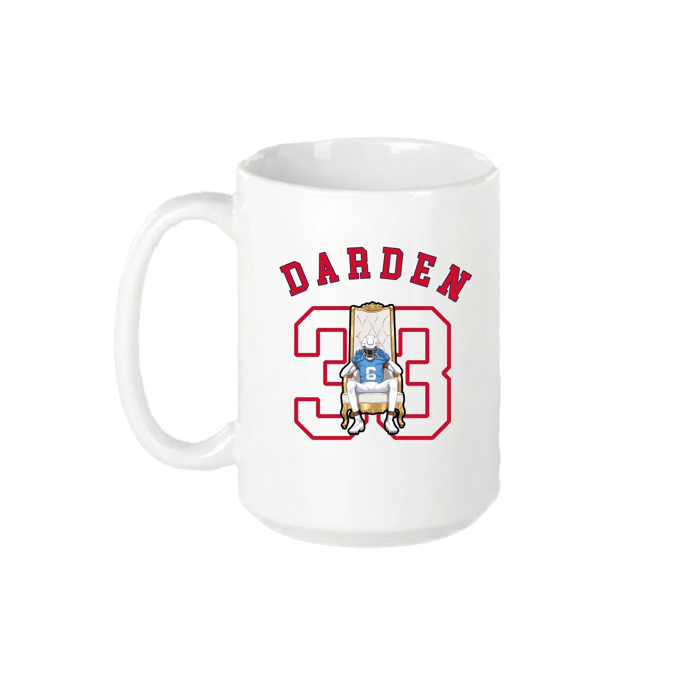 15oz Coffee Mug — Shirsey Arch in White